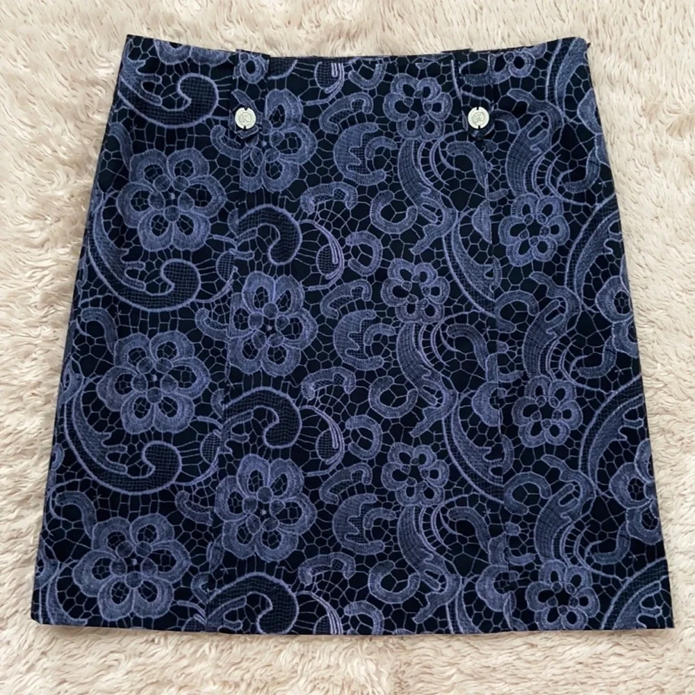 Katanya Lace Print Skirt